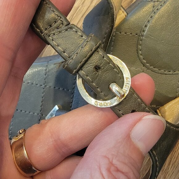 MICHAEL Michael Kors Alice Leather Post Toe Sandals Brown - Picture 9 of 15